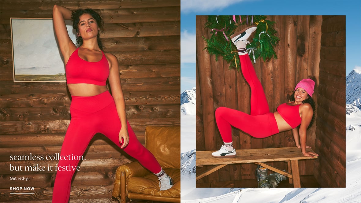 Seamless Collection, But Make It Festive. Get red y. Shop Now.