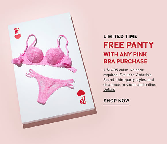 Victoria's Secret PINK - Love PINK Sale 󾬏 Shop it in stores & at  VSPINK.com – bras $14.99 and up + all PINK panties $3.99!