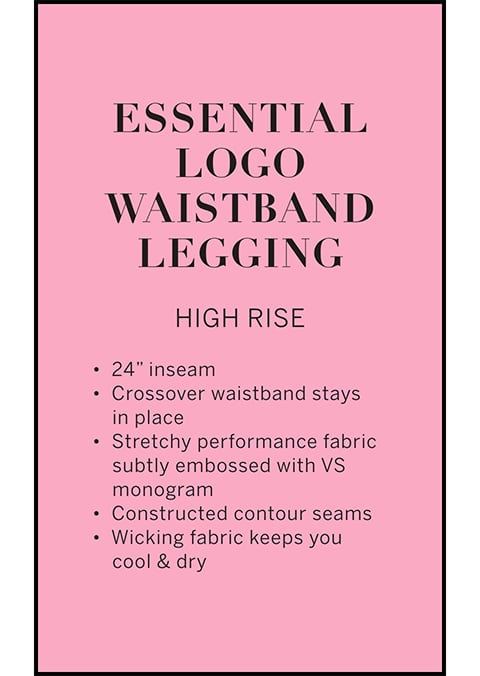 Victoria's Secret Essential Pocket Legging - Leopard - Size 6 -  Victoria  secret essentials, Pocket leggings, Light pink leggings