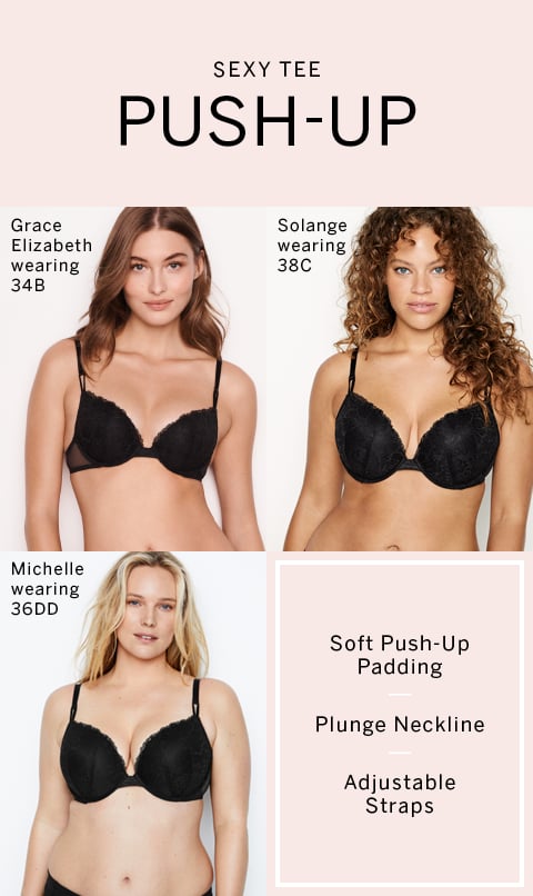 sexy tee push up bra victoria secret