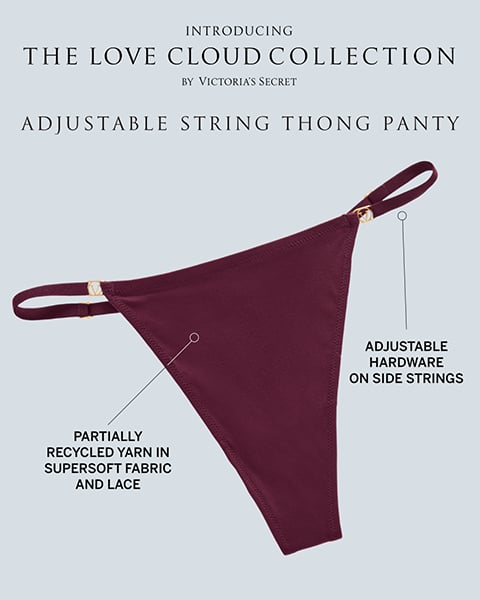 Adjustable String Thong Panty