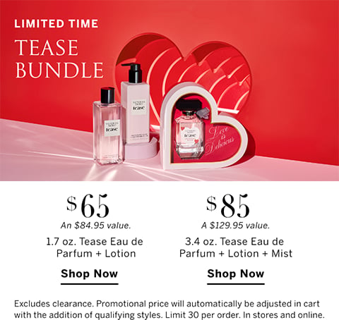  Victoria's Secret Bare 3 Piece Luxe Fragrance Gift Set: 1.7  oz. Eau de Parfum, Travel Lotion, & Candle : Beauty & Personal Care