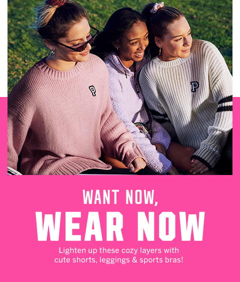 Victoria's Secret PINK - More comfy fit and feel? ✔️ New prints? ✔️ Cute  colors? ✔️ The new Wear Everywhere Collection is here! Stock up with 2 for  $45! s.vspink.com/WEW