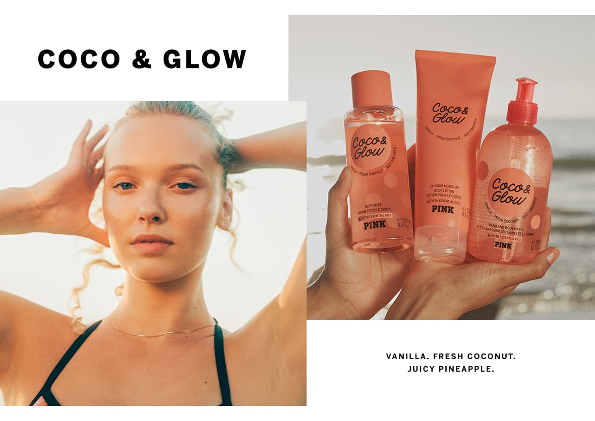 coco and glow body mist