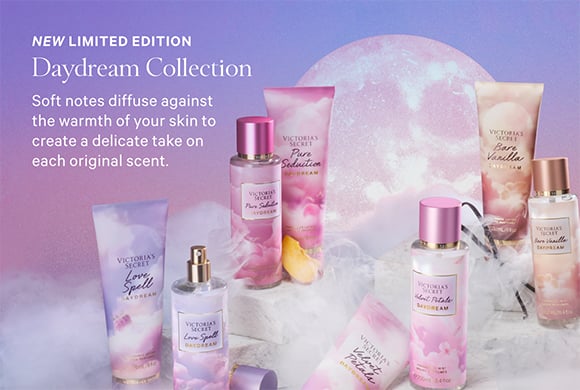 New Limited Edition. Daydream​ Collection. Soft notes diffuse against the warmth of your skin to create a delicate take on each original scent.​