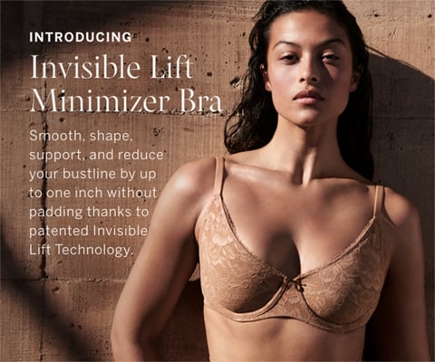 Invisible Lift Minimizer Lace Bra