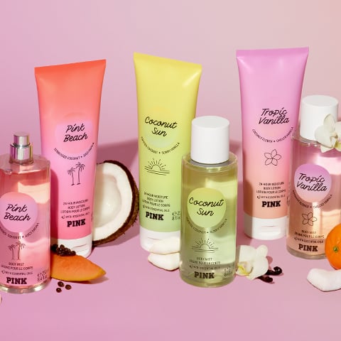 Victoria's Secret PINK - Lather up & moisturize in your fave Coco from PINK  Beauty! #SelfCareSunday 🥥🛀