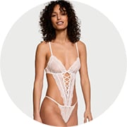 Sexy Lace Pajamas Lingerie Set for Women See-Through Teddy