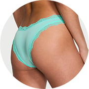 SpadesCastle Cotton Panty with Lace BBC Only Hipster Cheeky Panty, Pink/White,  X-Small : : Clothing, Shoes & Accessories