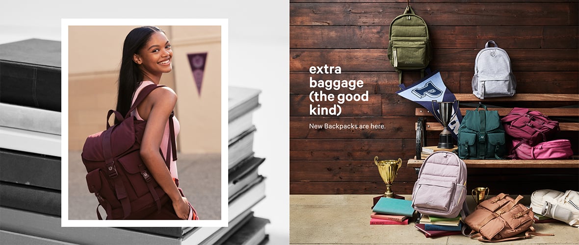 Extra Baggage (the Good Kind). New Backpacks Are Here.