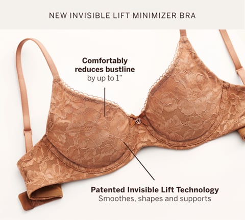 Invisble effect back smoothing minimiser bra, Bras