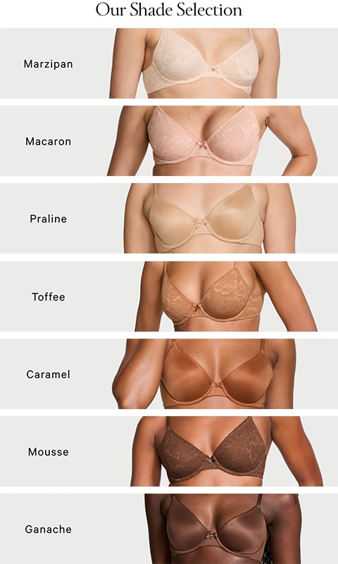 Lightly Lined Lace-Cup Full-Coverage Bra