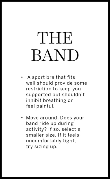 victoria secret sports bra size chart