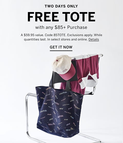 Victoria's Secret Free Tote & Mini Bag With Purchase - Manassas Mall