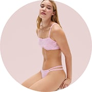 Buy Featherline Women Pink Lace Single Bra ( 42B ) Online at Best
