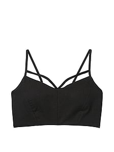 victoria secret black sports bra