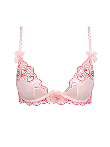 retro heart bustier victoria secret