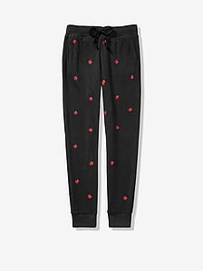 victoria secret pink black joggers