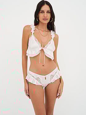 Butterfly Lace Ruffle Cheeky Panty