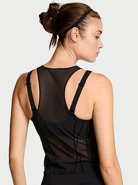 VSX Flocked Mesh Tank Top