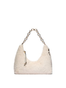 VS Icon Medium Faux Fur Shoulder Bag