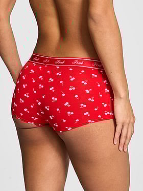 Logo Cotton Boyshort Panty