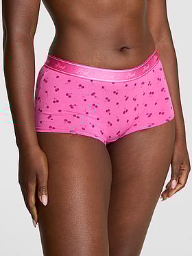 Logo Cotton Boyshort Panty