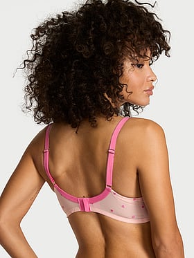 The Fabulous by Victoria's Secret Hearts & Roses Embroidery Unlined Full-Cup Bra