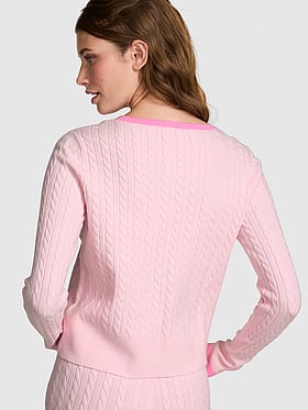 PINK x LoveShackFancy Shrunken Cardigan