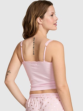 PINK x LoveShackFancy Cotton Cami