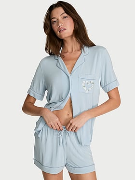 SoSoft™ Modal Daisy Short Pajama Set