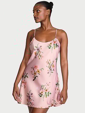 Heritage Stripe Satin Mini Slip