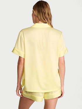 Signature Satin Short Pajama Set