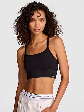 Soft Seamless Strappy Sports Bra
