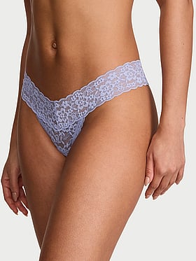 Lace Strappy-Back Thong Panty