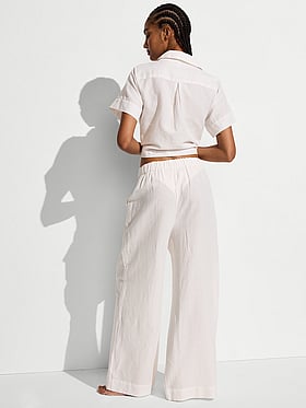 Beachwear Linen Pants