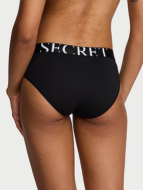 Exploded Logo Cotton Hiphugger Panty
