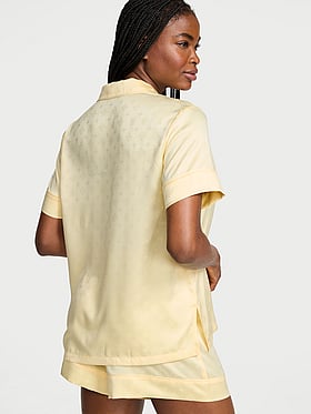 Signature Satin Short Pajama Set