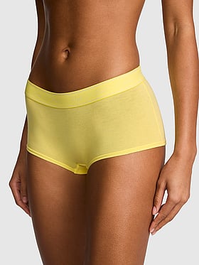 Logo Cotton Boyshort Panty