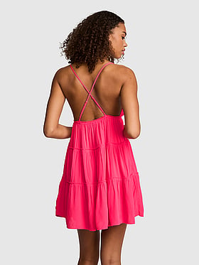 Flirt Alert Tiered Mini Dress