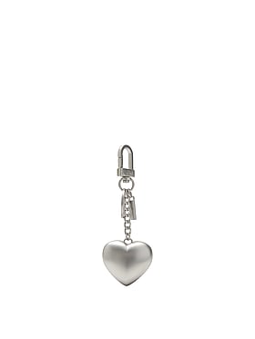 Metal Heart Keychain Charm