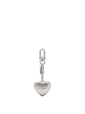 Metal Heart Keychain Charm