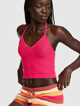 Crochet Halter Tank Top