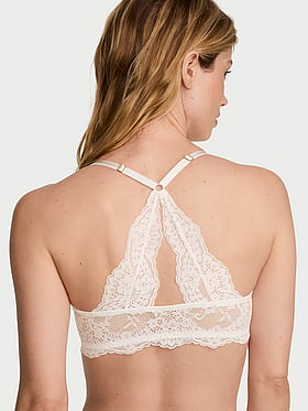 Wicked Unlined Lace Racerback Balconette Bra
