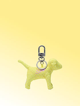 PINK Micro Dog™ Keychain Charm