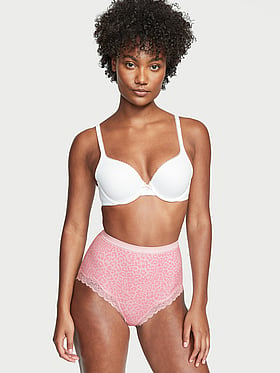 pink high waisted underwear