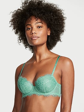 lace demi bra victoria's secret