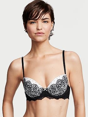 lace demi bra victoria's secret