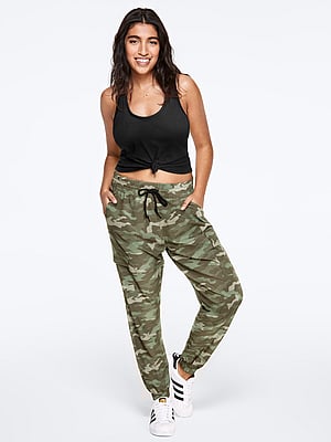 victoria secret camo joggers