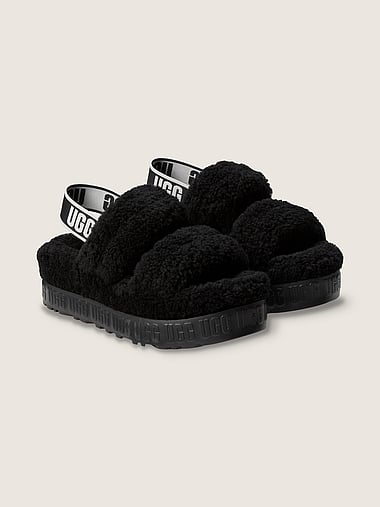 victoria secret ugg slides